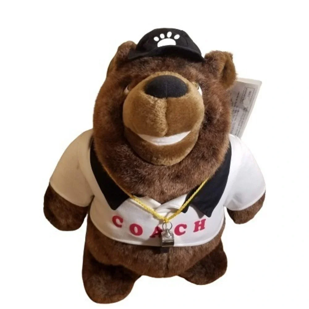 Sandlot Cubs Tiny Grizwald Baseball Coach Bear Plush Animal 20